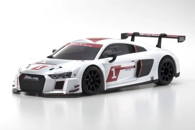 Kyosho (32323AS-B) MINI-Z RWD Audi R8 LMS White 2 (Open Box) 6 Kyosho (32323AS-B) MINI-Z RWD Audi R8 LMS White 2 (Open Box) - Image 4