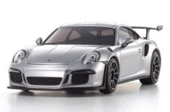Kyosho 32321S-B MINI-Z RWD Porsche 911 GT3 RS GT-Silver Metallic RS -Kyosho 2990000078162 kyosho 32321s b mini z rwd porsche 911 gt3 rs gt silver metallic rs 5