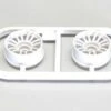 Kyosho (MZH131W-N25) Multi Wheel II N/Offset 2.5 (White/RE30/2pcs) -Kyosho 2990000083067 kyosho mzh131w n25 multi wheel ii n offset 25 white re30 2pcs 151936383