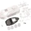 Kyosho (MZN190) McLaren P1 GTR White Body Set (w/Wheel) -Kyosho 2990000083968 kyosho mzn190 mclaren p1 gtr white body set w wheel 148466854