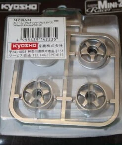 Kyosho Mini-Z (MZ18AM) Wheel Altezza Silver Finish -Kyosho 2990000084361 kyosho mini z mz18am wheel altezza silver finish 146378007 83549