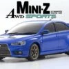 Kyosho (32142MB-B) MINI-Z AWD MA-020S MITS. LANCER EVO. X Metallic Blue RS 1 Kyosho (32142MB-B) MINI-Z AWD MA-020S MITS. LANCER EVO. X Metallic Blue RS -Kyosho 2990000084989 kyosho 32142mb b mini z awd ma 020s mits lancer evo x metallic blue rs