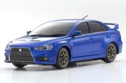Kyosho (32142MB-B) MINI-Z AWD MA-020S MITS. LANCER EVO. X Metallic Blue RS -Kyosho 2990000084989 kyosho 32142mb b mini z awd ma 020s mits lancer evo x metallic blue rs 4