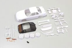 Kyosho (MZN178) NISSAN SILVIA S13 White Body Set(w/Wheel)