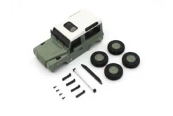 Kyosho MXBT07GR MX-01 Land Rover Defender 90 Heritage Grasmere Green / Alaska White
