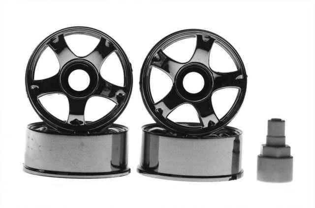 Kyosho Mini-Z (MZ29CM) Wheel Set 5-Spoke Chrome 3 Kyosho Mini-Z (MZ29CM) Wheel Set 5-Spoke Chrome