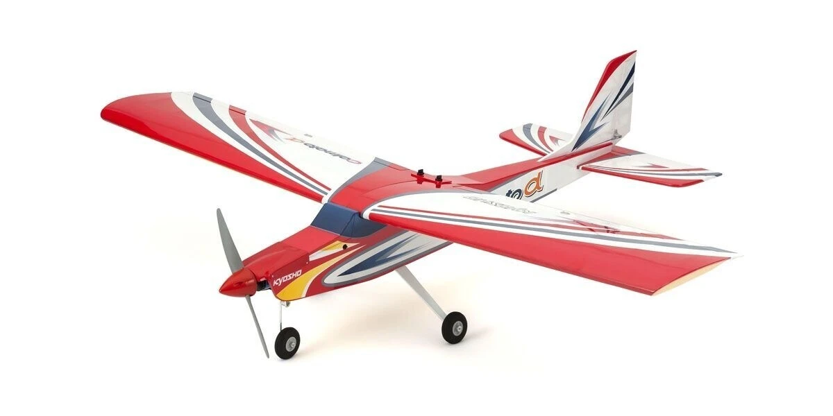 Kyosho Calmato Alpha 40 Trainer EP/GP Toughlon (Red) ARF RC Plane [11252R]