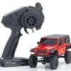 Kyosho 1/24 Mini-Z Jeep Wrangler Unlimited Rubicon Firecracker Red 4x4 [32521R] -Kyosho KYO 32521R