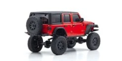 Kyosho 1/24 Mini-Z Jeep Wrangler Unlimited Rubicon Firecracker Red 4x4 [32521R] -Kyosho KYO 32521R 2