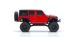 Kyosho 1/24 Mini-Z Jeep Wrangler Unlimited Rubicon Firecracker Red 4x4 [32521R] -Kyosho KYO 32521R 4