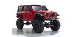 Kyosho 1/24 Mini-Z Jeep Wrangler Unlimited Rubicon Firecracker Red 4x4 [32521R] -Kyosho KYO 32521R 6