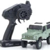 Kyosho 1/24 MINI-Z 4x4 MX-01 Readyset Land Rover Defender Grasmere Green/Alaska White -Kyosho KYO 32527GR