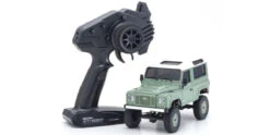Kyosho 1/24 MINI-Z 4x4 MX-01 Readyset Land Rover Defender Grasmere Green/Alaska White