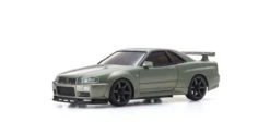 Kyosho 1/24 Mini-Z Nissan Skyline GT-R (R34) V.Spec II Nur Millennium Jade AWD [32624MJ] -Kyosho KYO 32624MJ 1