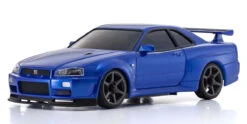 Kyosho MINI-Z AWD MA-020 Readyset Nissan Skyline GT-R V.spec II Nur (R34) (Metallic Blue) [32629MB] -Kyosho KYO 32629MB 3