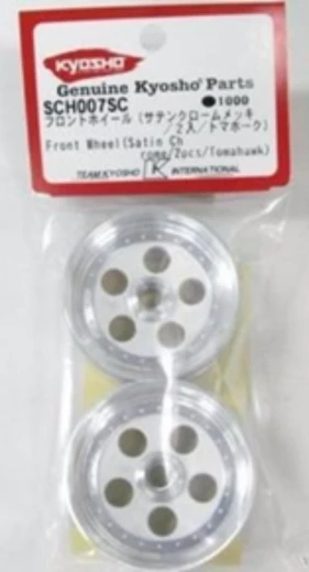 Kyosho Front Wheel (Satin Chrome / 2pcs / Tomahawk) 3 Kyosho Front Wheel (Satin Chrome / 2pcs / Tomahawk)